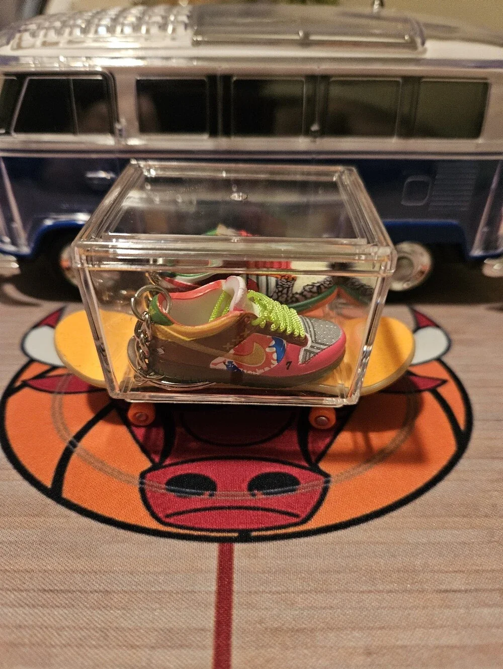 Pair of Mini sneaker keychain.